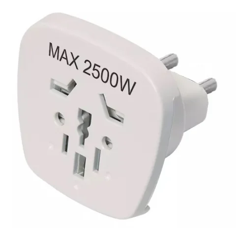 Adaptador Conatel Multiformato 2500W Ficha Schuko