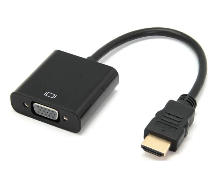 Adaptador HDMI Macho a VGA Hembra con Audio