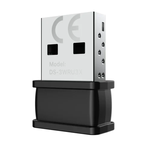 Adaptador Wi-Fi Hikvision 300Mbps Wi-Fi 6 Nano USB