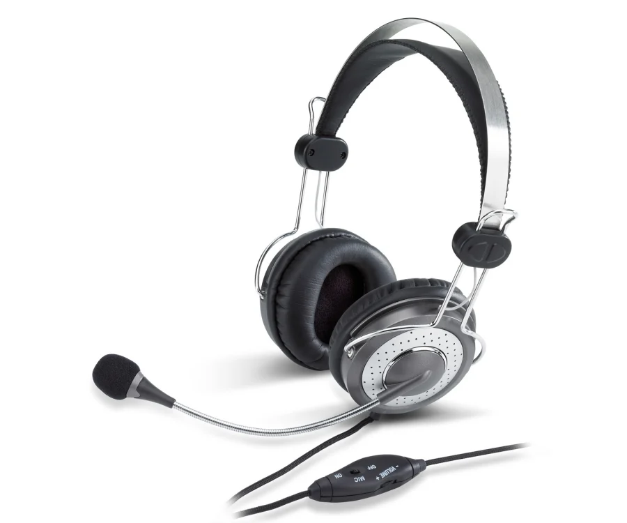 Audífonos Genius HS-04SU c/Micrófono y Anulación de Ruido