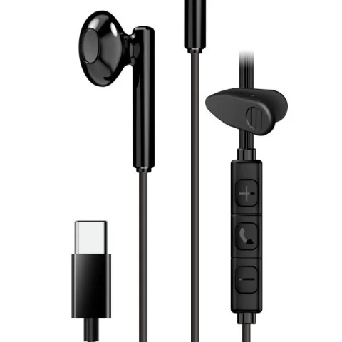 Auriculares Genius HS-M366 USB-C Internos Negros