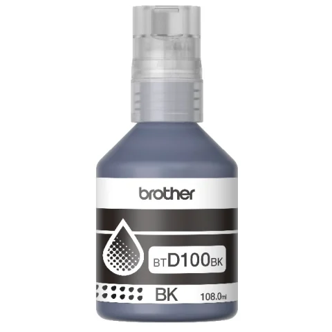 Botella de Tinta Brother BTD100BK Negra