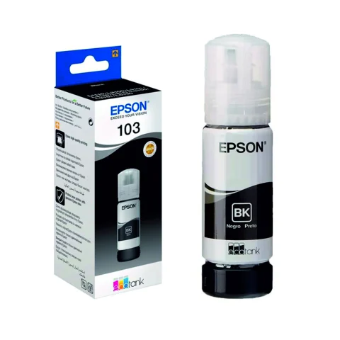 Botella de Tinta Original Epson 103 EcoTank Negra
