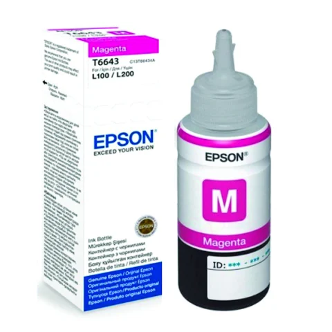 Botella de Tinta Original Epson T664320 70ml Magenta