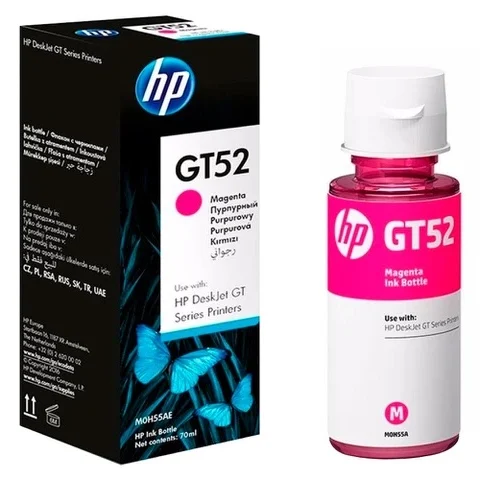 Botella de Tinta Original HP GT52 Magenta