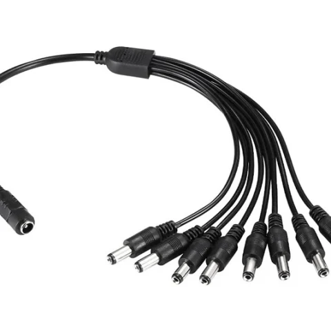 Cable Splitter de Poder NRG+ 1 a 8 para CCTV
