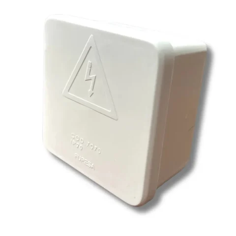 Caja Estanca Fupesa Cuadrada Lisa 70x70 ABS IP65
