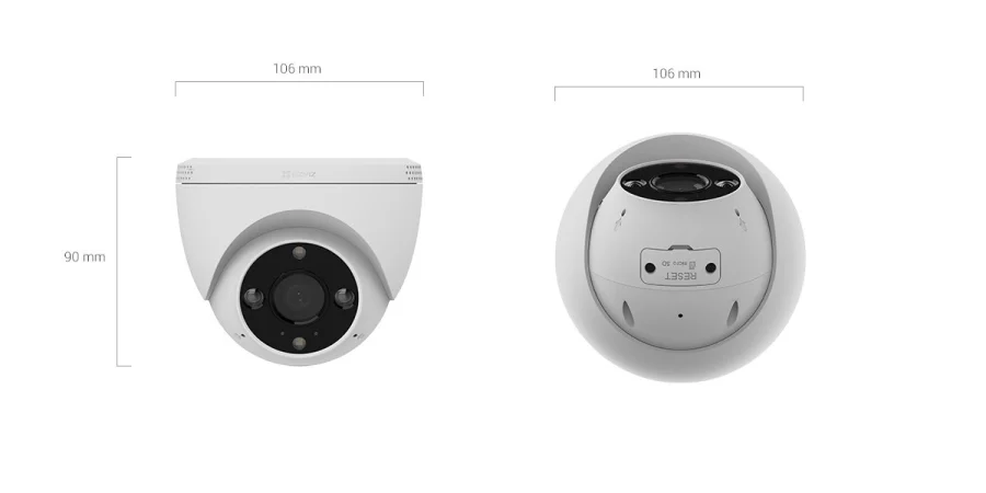 Cámara IP Wi-Fi Ezviz H4 3MP 2K Fija domo de exterior