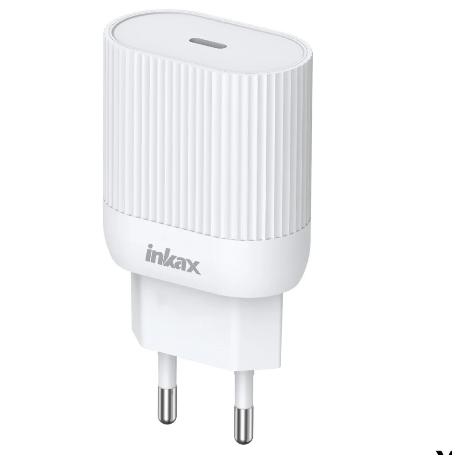 Cargador Inkax Y24-EU USB-C PD 20W Blanco