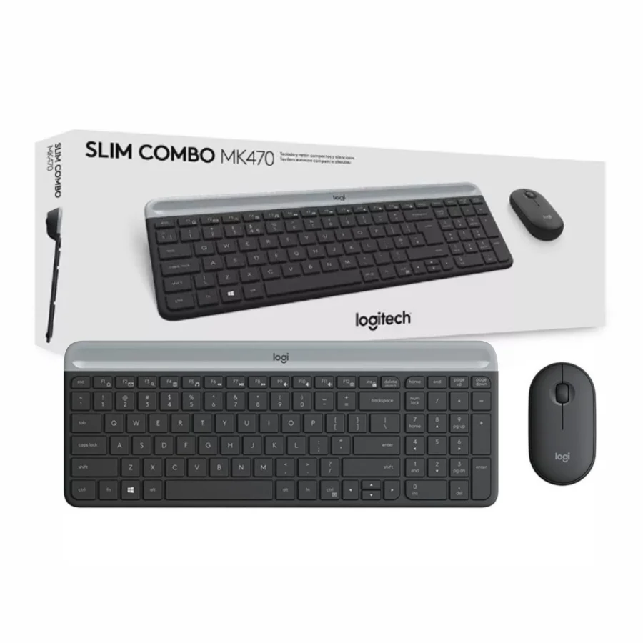 Combo Teclado y Mouse Logitech MK470 Inalámbrico