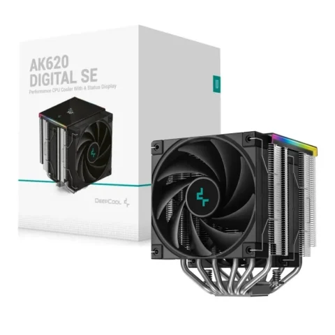 Cooler CPU DeepCool AK620 Digital SE Display ARGB Negro