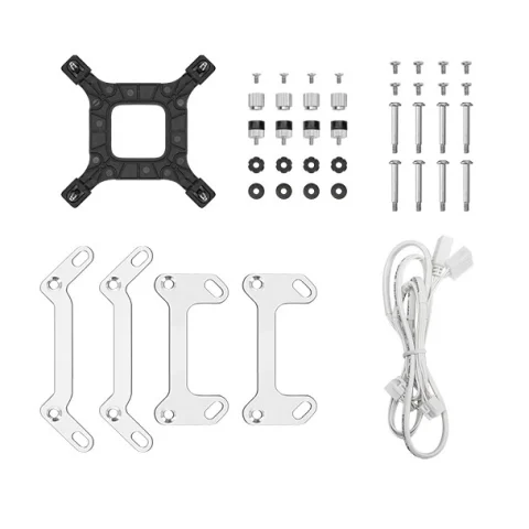 Cooler Líquido DeepCool LD240 ARGB Blanco Pantalla LCD