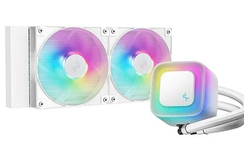 Cooler Líquido DeepCool LE240 V2 ARGB Blanco 240mm