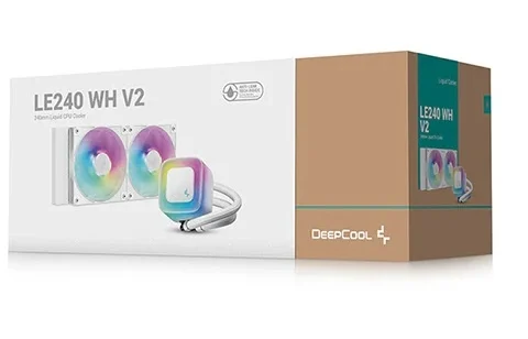 Cooler Líquido DeepCool LE240 V2 ARGB Blanco 240mm