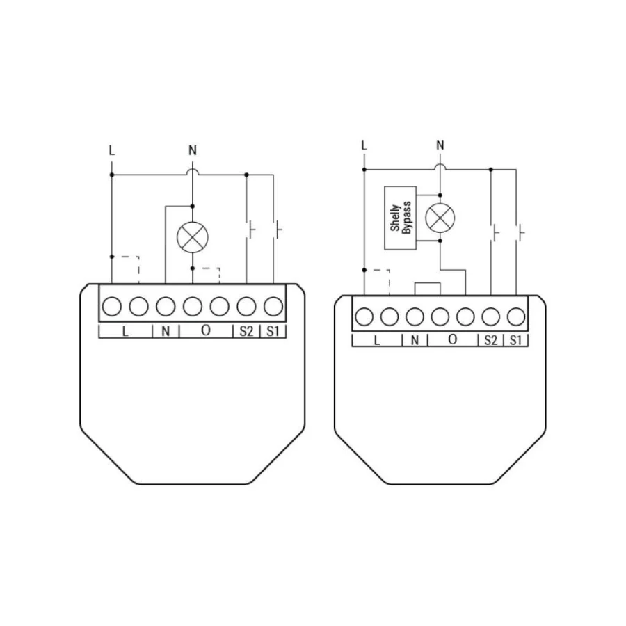 Dimmer Shelly Gen4 Wi-Fi Bluetooth