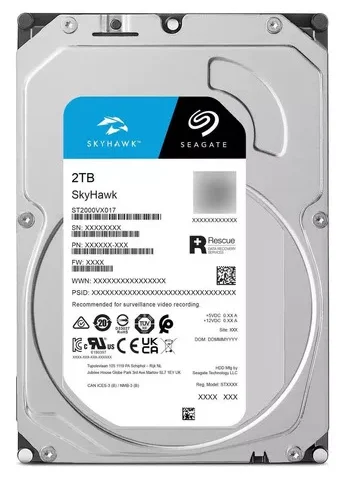 Disco Duro Seagate SkyHawk 2TB 3.5" Surveillance