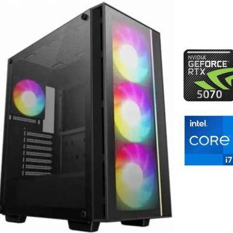 Equipo Gamer Core i7 14700F, 32GB, 1TB NVMe, RTX 5070 12GB
