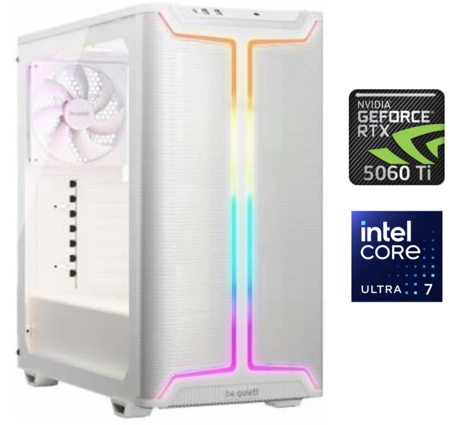 Equipo Gamer Core Ultra 7 265F, 32GB, 1TB, RTX 5060Ti 8GB