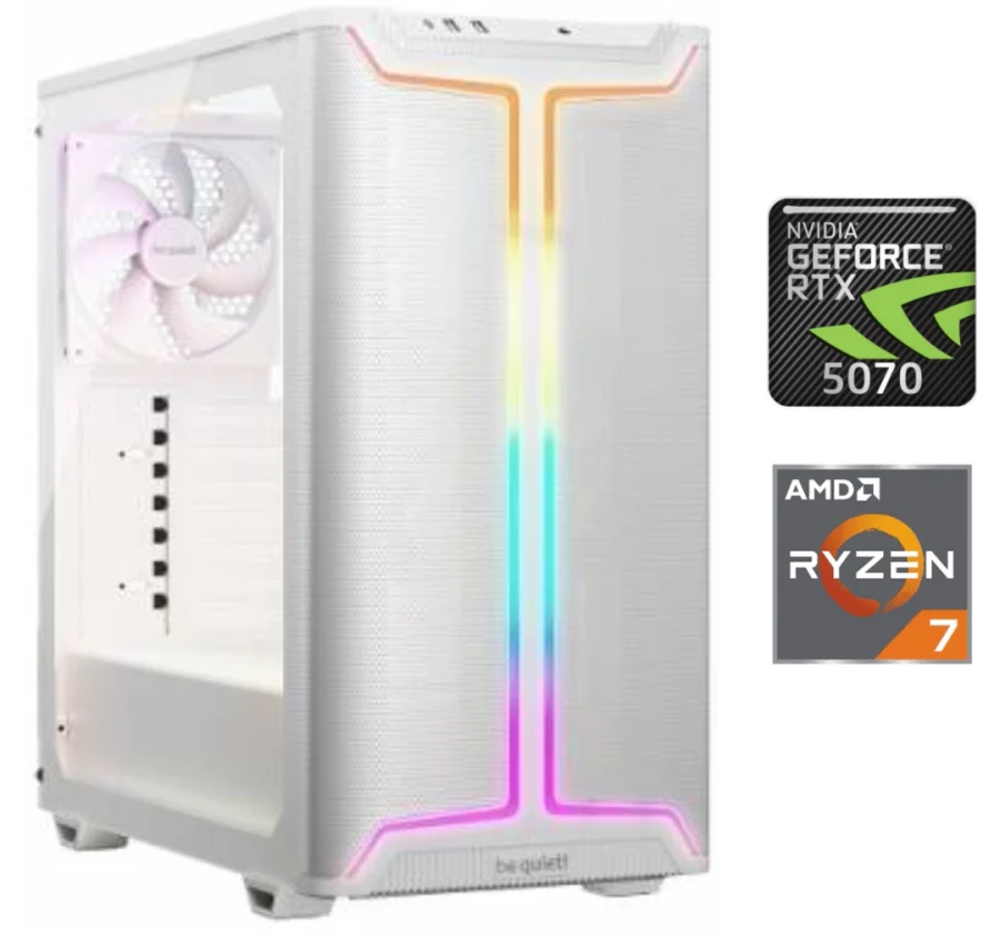 Equipo Gamer Ryzen 7 7700X3D, 32GB, 1TB, RTX 5070 12GB