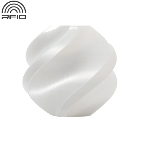 Filamento Bambu Lab PLA Silk+ blanco