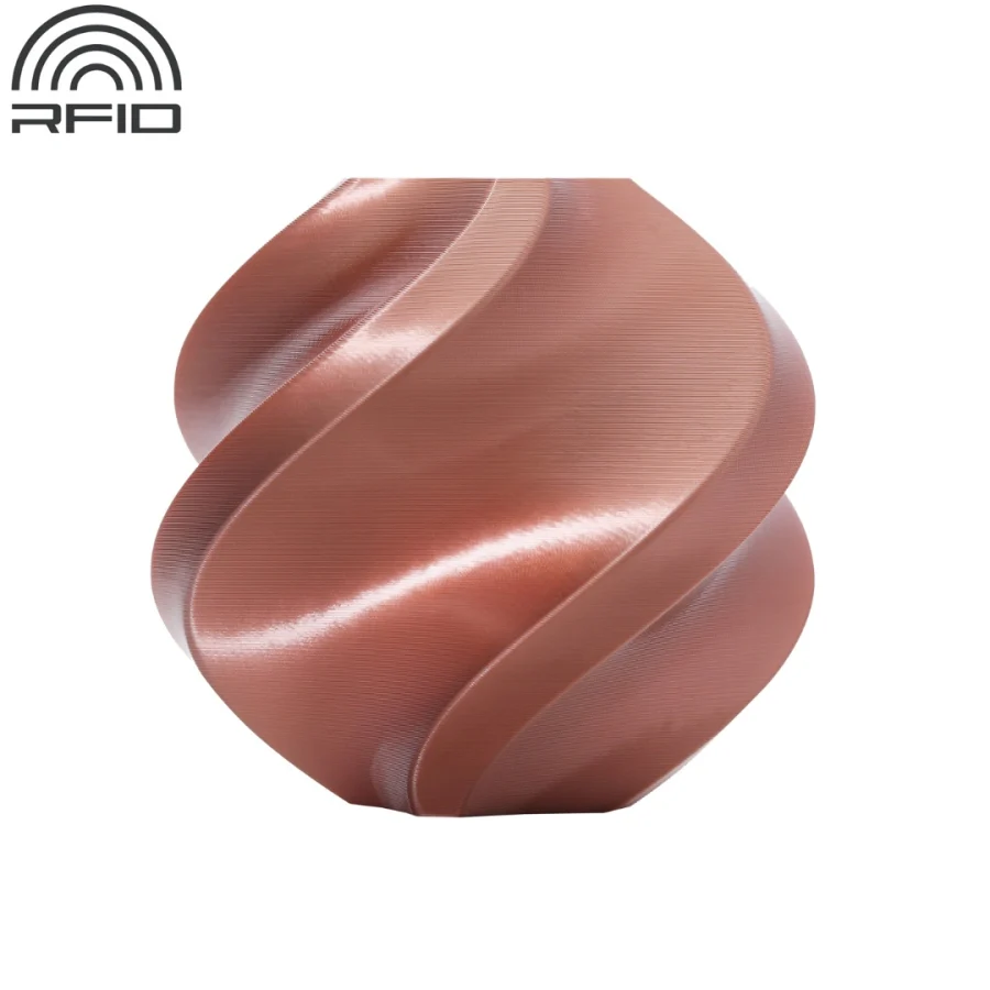 Filamento Bambu Lab PLA Silk+ rose gold