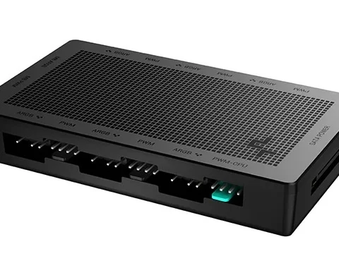 Hub DeepCool SC790 PWM ARGB 6 Puertos 2 en 1