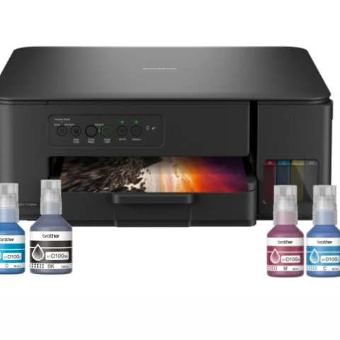 Impresora Multifunción Brother DCP-T430W Wi-Fi + 4 Botellas de Tinta Extra