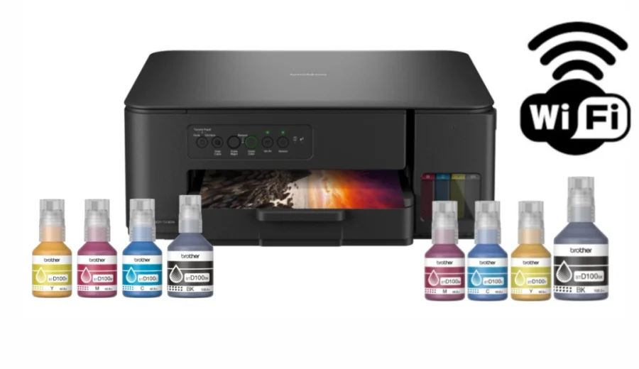 Impresora Multifunción Brother DCP-T430W Wi-Fi + 4 Botellas de Tinta Extra