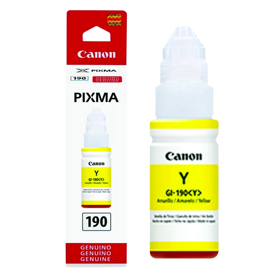 Botella de Tinta Original Canon GL-190 Amarilla