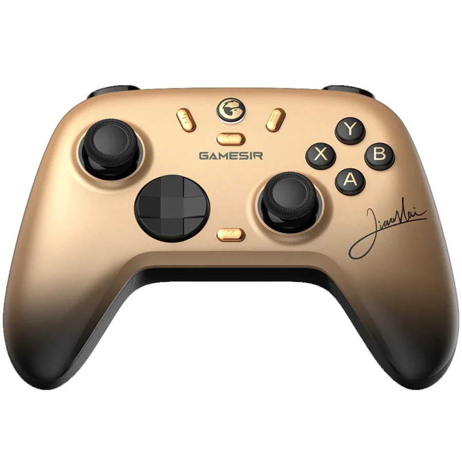 Joystick GameSir Nova 2 Lite Multiplataforma Inalámbrico Dorado