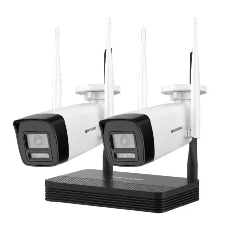Kit de Vigilancia Wi-Fi Hikvision 2MP 2 Cámaras Bullet