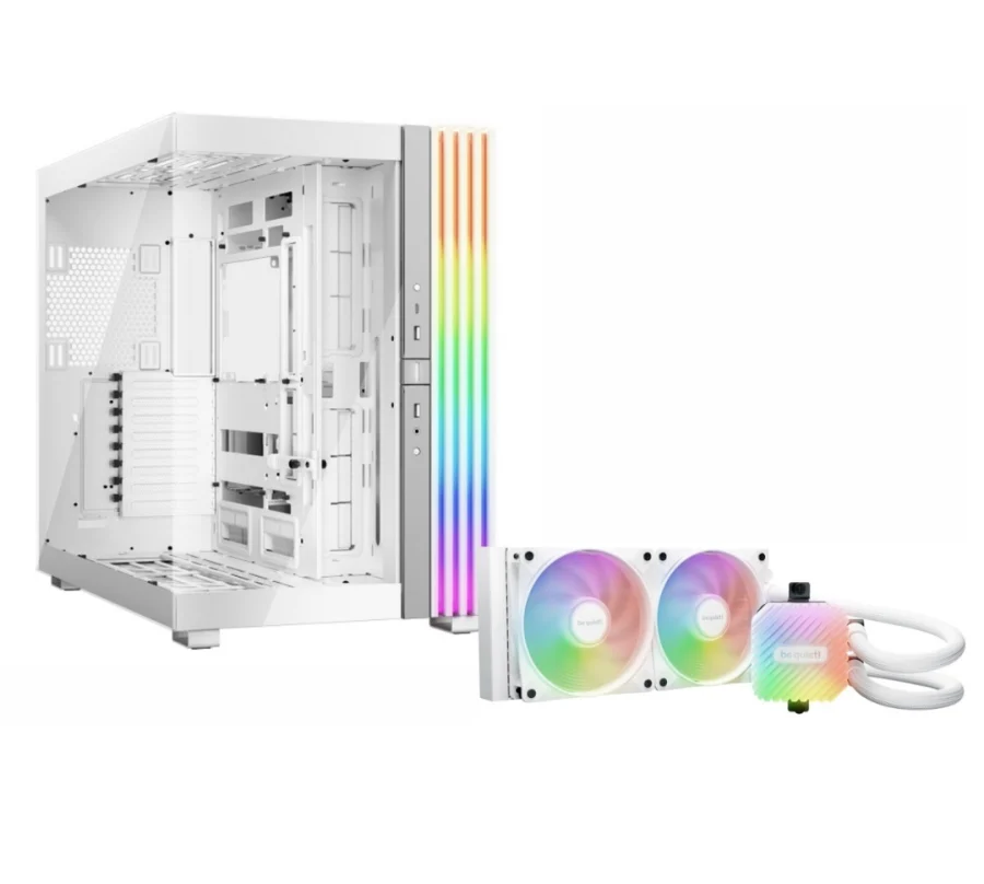 Kit PC be quiet! Light Base 900 DX Blanco y Water Cooler Light Loop 240mm