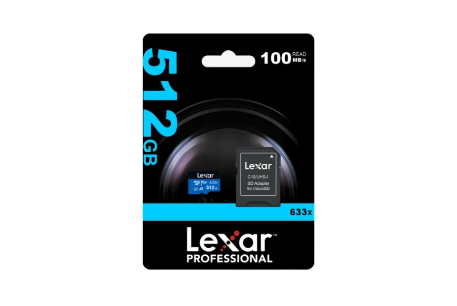 Memoria microSDXC Lexar 512GB 633x UHS-I Blue