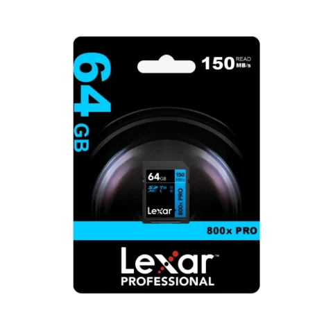 Memoria SDXC Lexar 800X Pro 64GB 150MB/s Blue