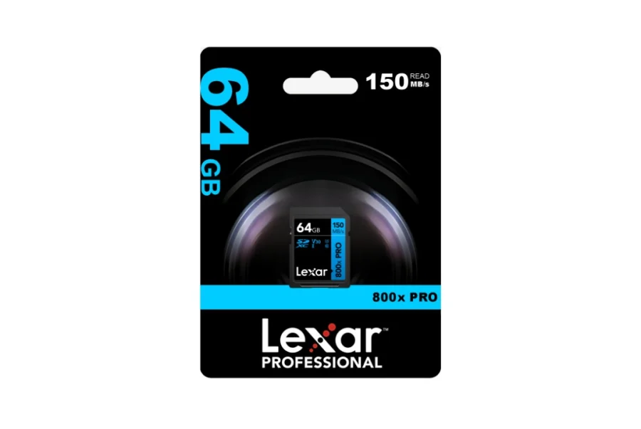Memoria SDXC Lexar 800X Pro 64GB 150MB/s Blue