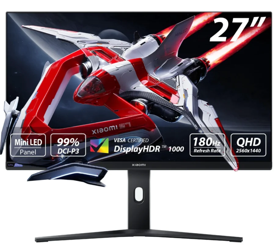 Monitor Gamer Xiaomi Mini LED G Pro 27" WQHD 180Hz 1ms