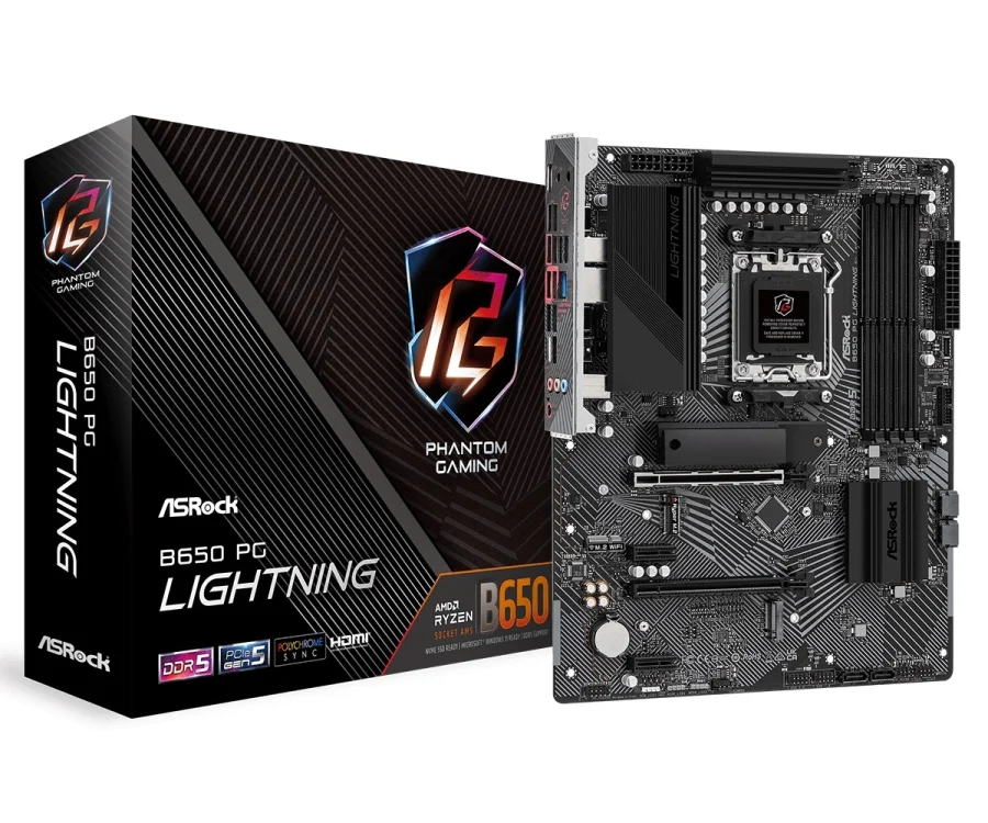 Motherboard Asrock B650 PG Lightning AM5 DDR5 ATX