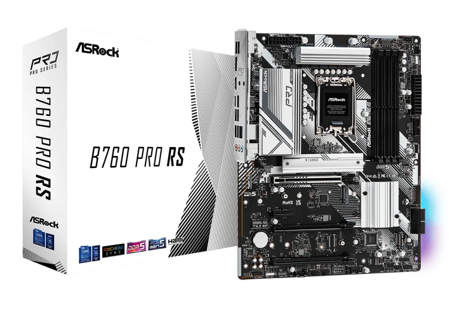 Motherboard Asrock B760 Pro RS LGA 1700 DDR5 ATX