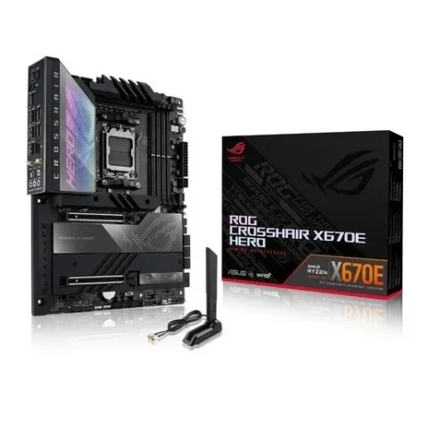 Motherboard Asus ROG Crosshair X670E Hero WiFi 6E AM5 ATX