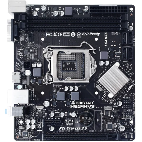 Motherboard BioStar H61MHV3 LGA 1155 DDR3 Micro-ATX