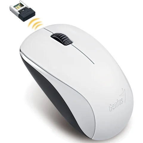 Mouse Genius NX-7000 Inalámbrico Óptico Blanco