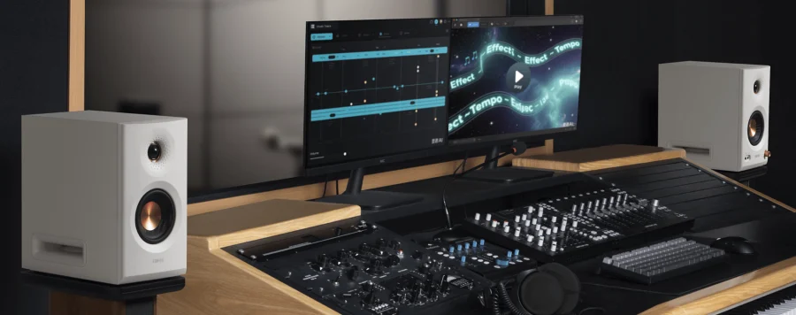 Parlantes de Estudio Edifier MR5 110W Bluetooth Blancos