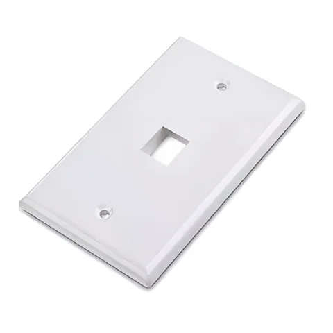 Plaqueta NRG+ RJ45 1 Puerto Blanco