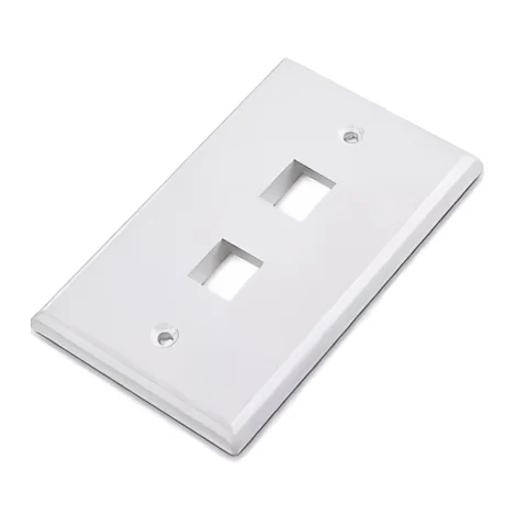 Plaqueta NRG+ RJ45 1 Puertos Blanco