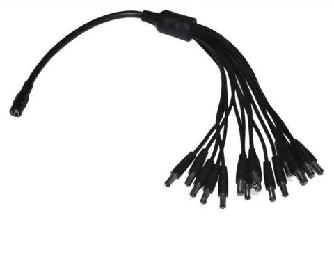 Splitter de Poder para Cámaras CCTV 1 a 16 Salidas