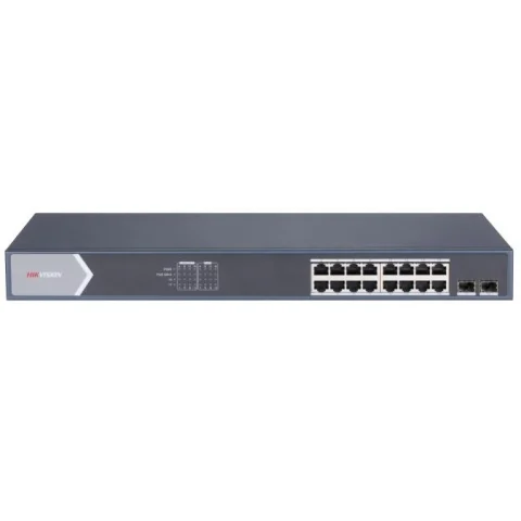 Switch PoE Hikvision DS-3E1518P-SI Smart 16 Puertos Gigabit