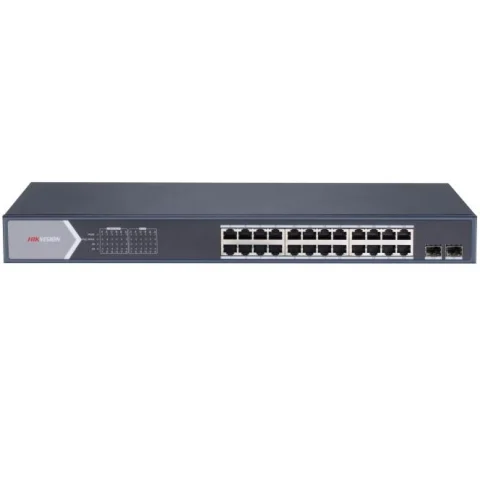 Switch PoE Hikvision DS-3E1526P-SI Smart 24 Puertos Gigabit 370W