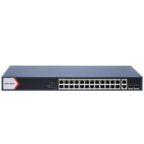 Switch PoE Hikvision DS-3E1528P-EI 24 puertos gigabit 370W Smart