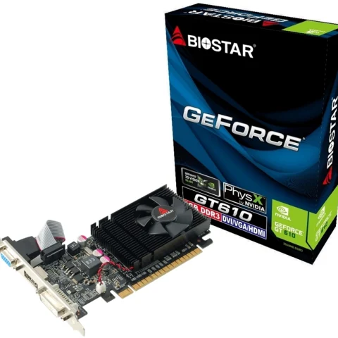 Tarjeta de Video BioStar GT610 2GB GDDR3 PCI-E 2.0