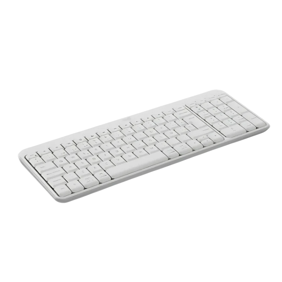 Teclado Logitech K250 Inalámbrico Bluetooth Blanco